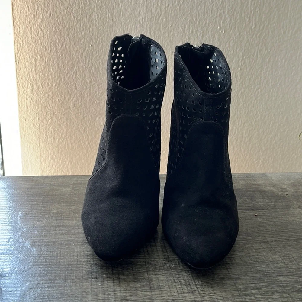Zara black heeled booties size 36 - Picture 1 of 4